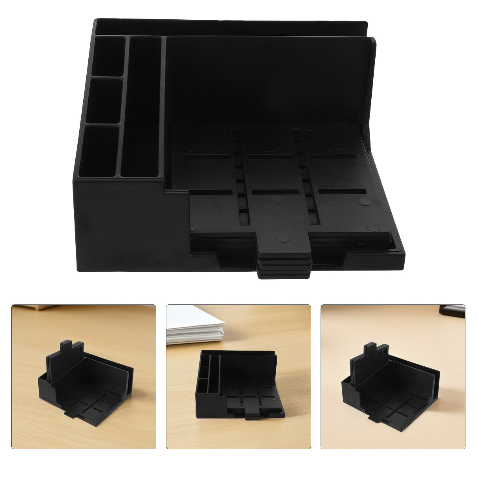 Sticky Memo Holder - مجموعة منظم مذكرات بلاستيكية مع حامل