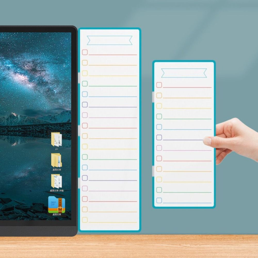 Sticky Memo Holder - لوحة الملاحظات الجانبية، لوحة الطلاء المخبوزة،