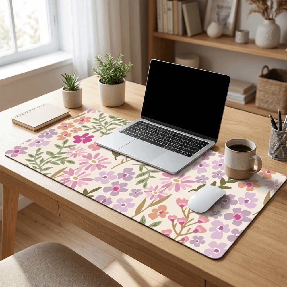Rubber Mat Desk - سجادة مكتب كبيرة مقاومة للبقع بنمط