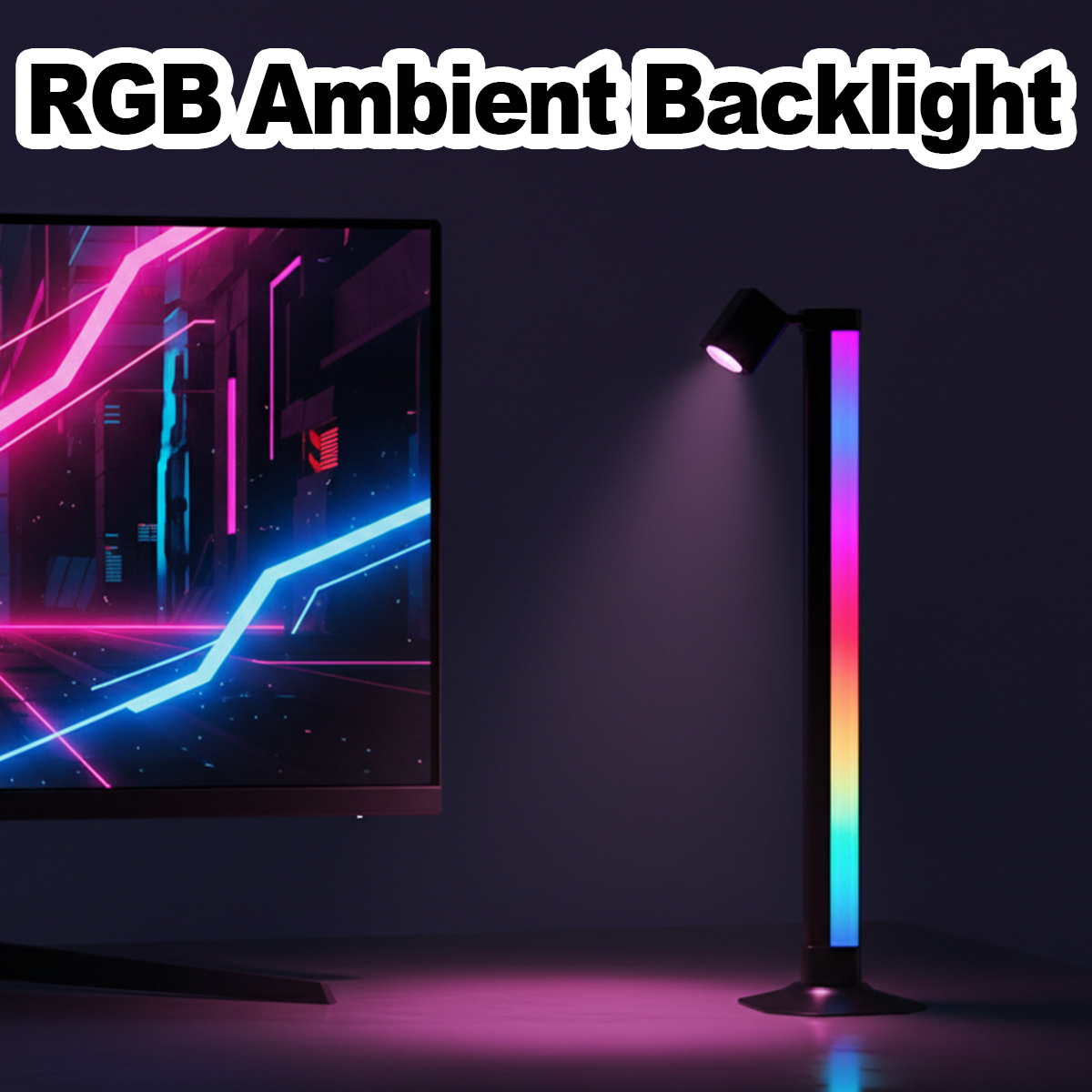 Desk Setup Rgb - شريط إضاءة ذكي LED RGB متزامن