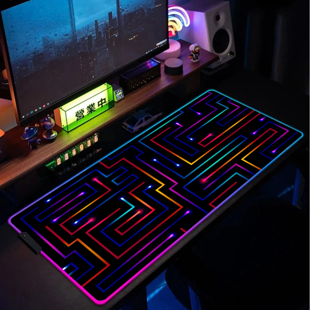 Desk Setup Rgb - لوحة ماوس كبيرة جداً 900×400 مم