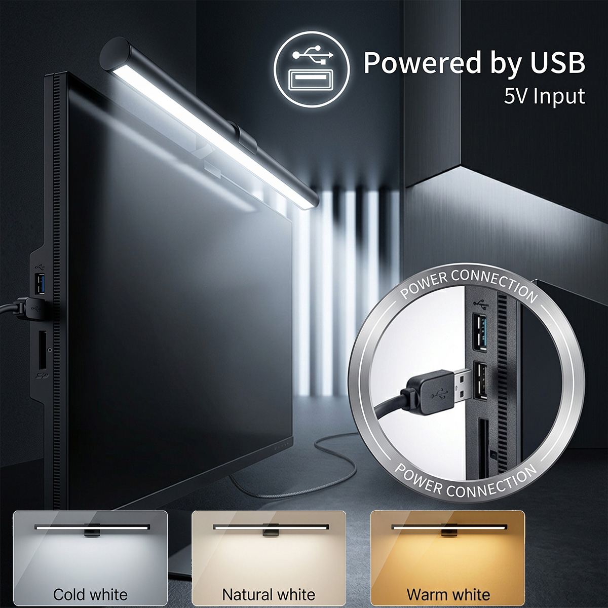 شريط إضاءة LED معلق لشاشة الكم - مراجعة Desk Setup Light وسعره