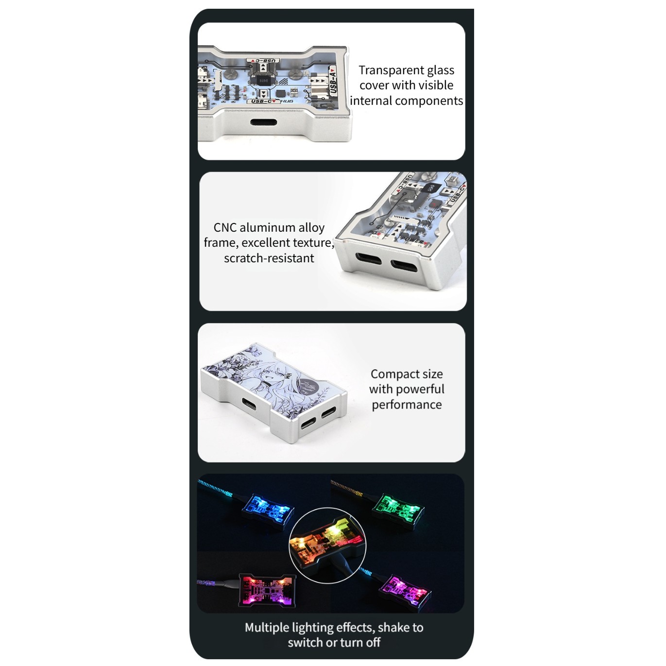 موزع USB RGB بإدخالين وثلاثة م - مراجعة Desk Setup Rgb وسعره