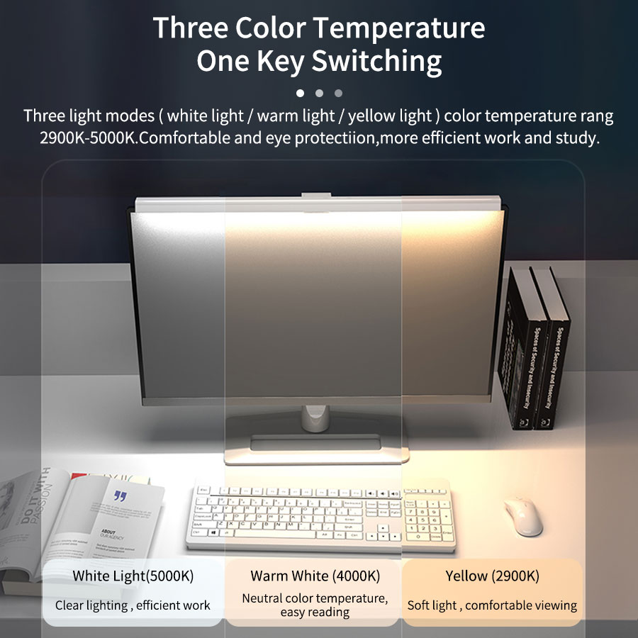 50 سنتيمتر شاشة الكمبيوتر ضوء  - مراجعة Desk Setup Light وسعره