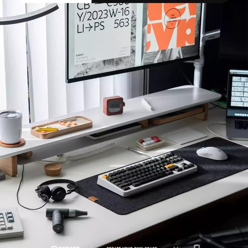 حامل شاشة حديث مريح لرف المكتب - مراجعة Desk Setup Laptop And Monitor وسعره