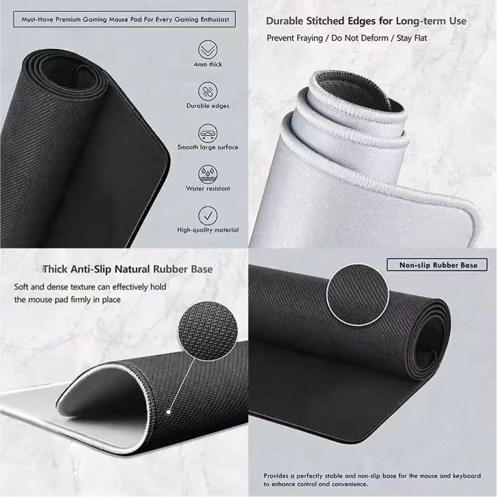 لوحة ماوس مخصصة مع طباعة صور و - مراجعة Rubber Mat Desk وسعره