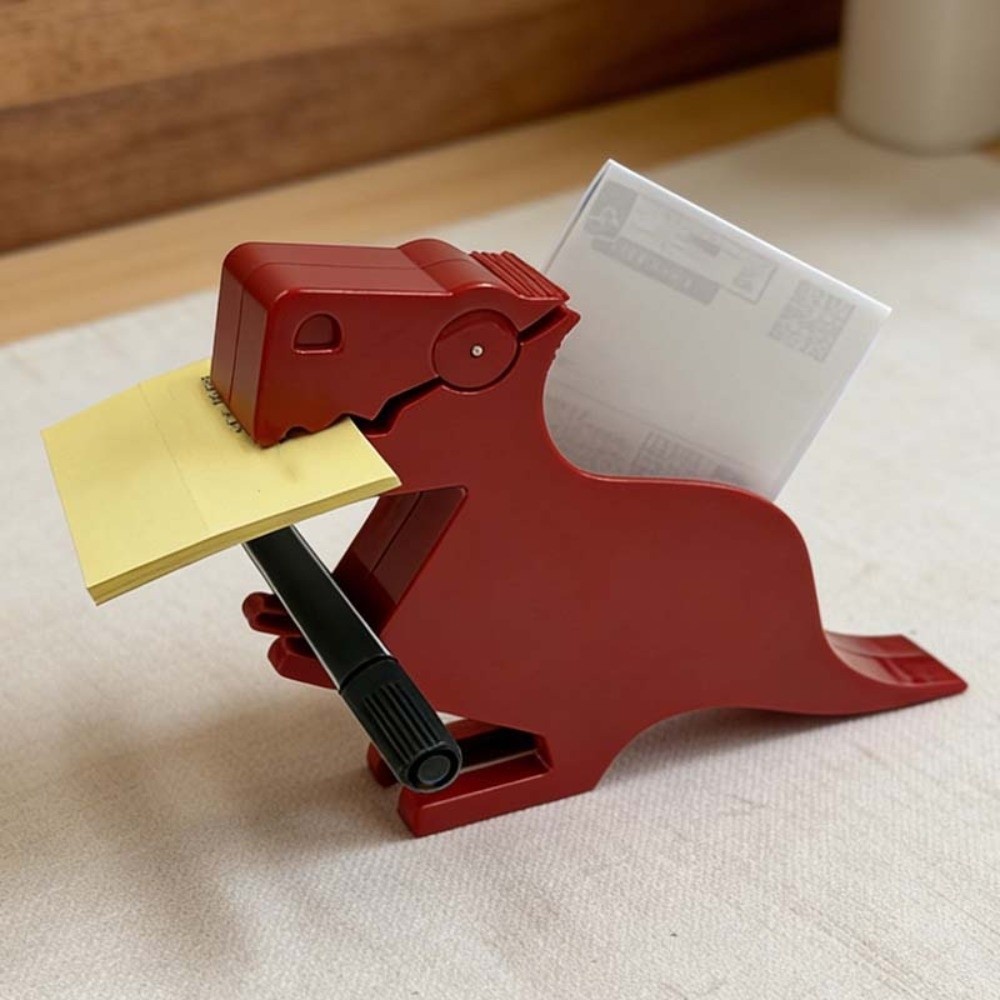 حامل مذكرات على شكل ديناصور ثل - مراجعة Sticky Memo Holder وسعره