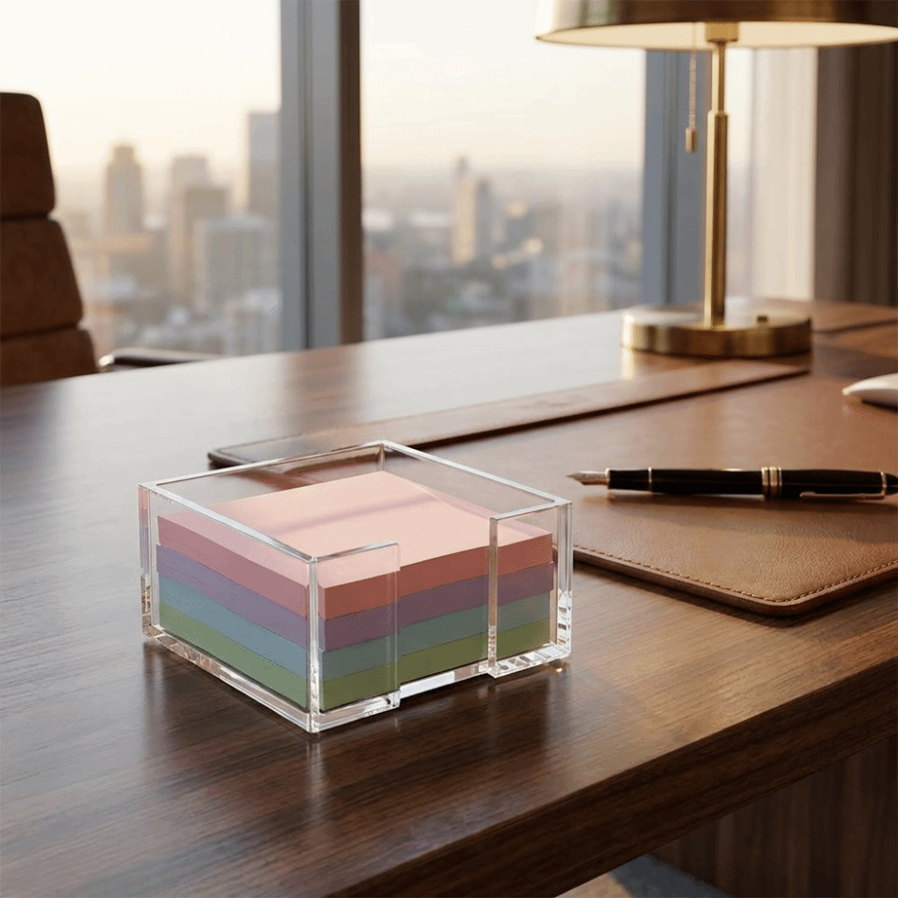 حامل ملاحظات لاصقة شفاف متعدد  - مراجعة Sticky Memo Holder وسعره