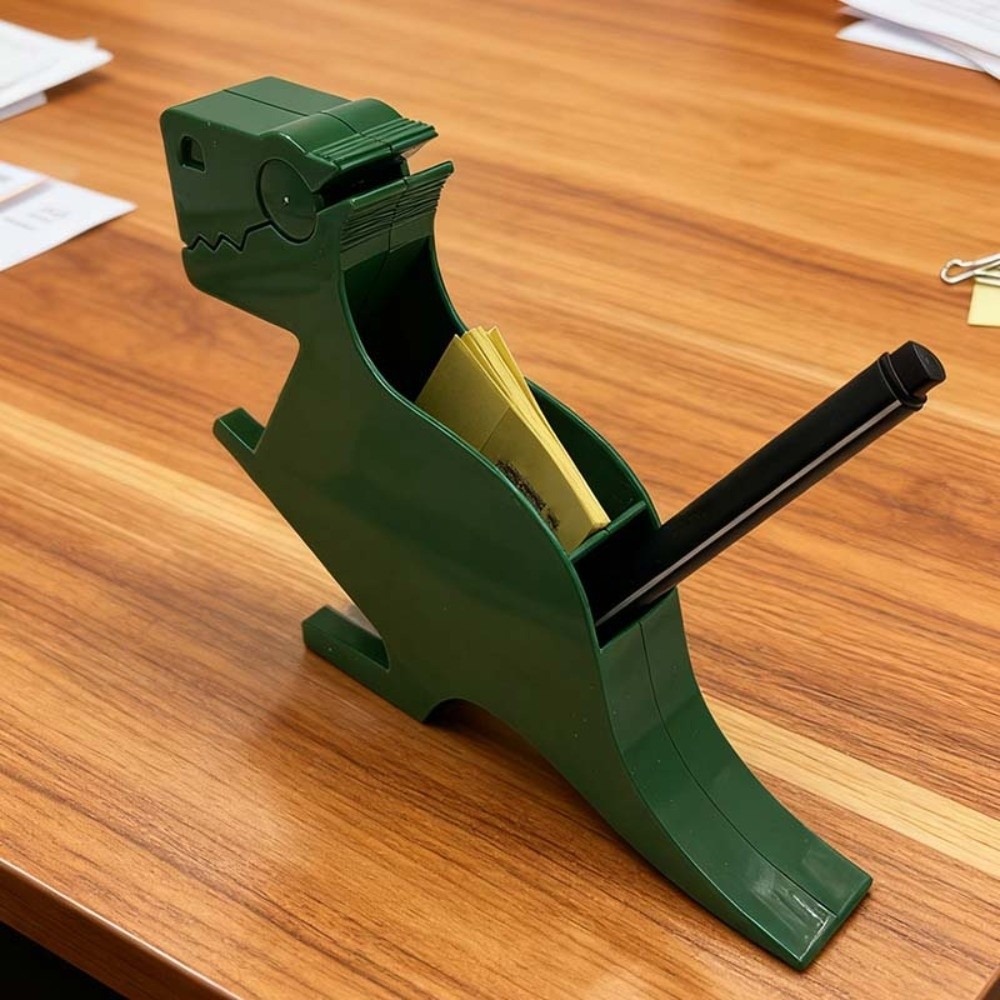 حامل مذكرات على شكل ديناصور ثل - مراجعة Sticky Memo Holder وسعره