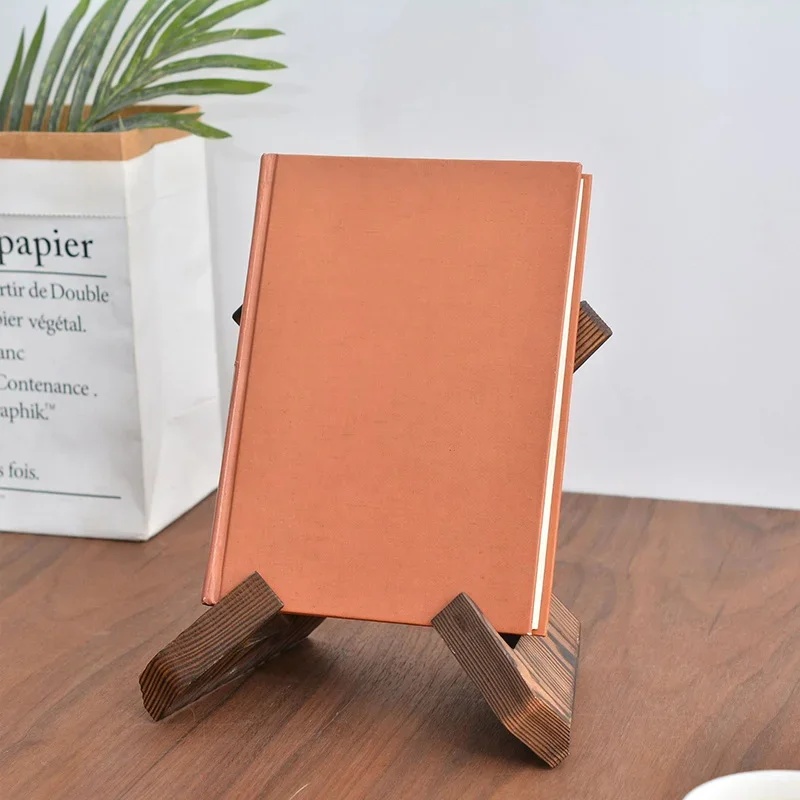 حامل كتب الطبخ من الخشب الصلب، - مراجعة Desk Setup Wood وسعره