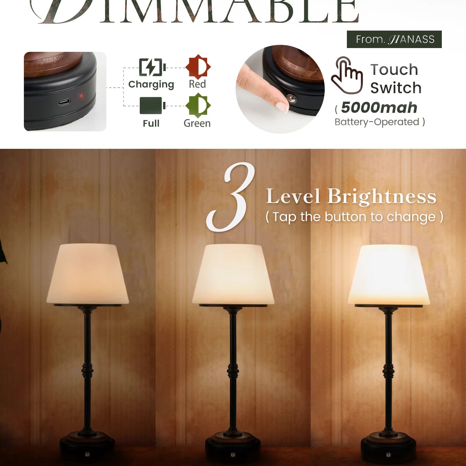 مجموعة مصابيح طاولة لاسلكية تع - مراجعة Desk Setup Light وسعره