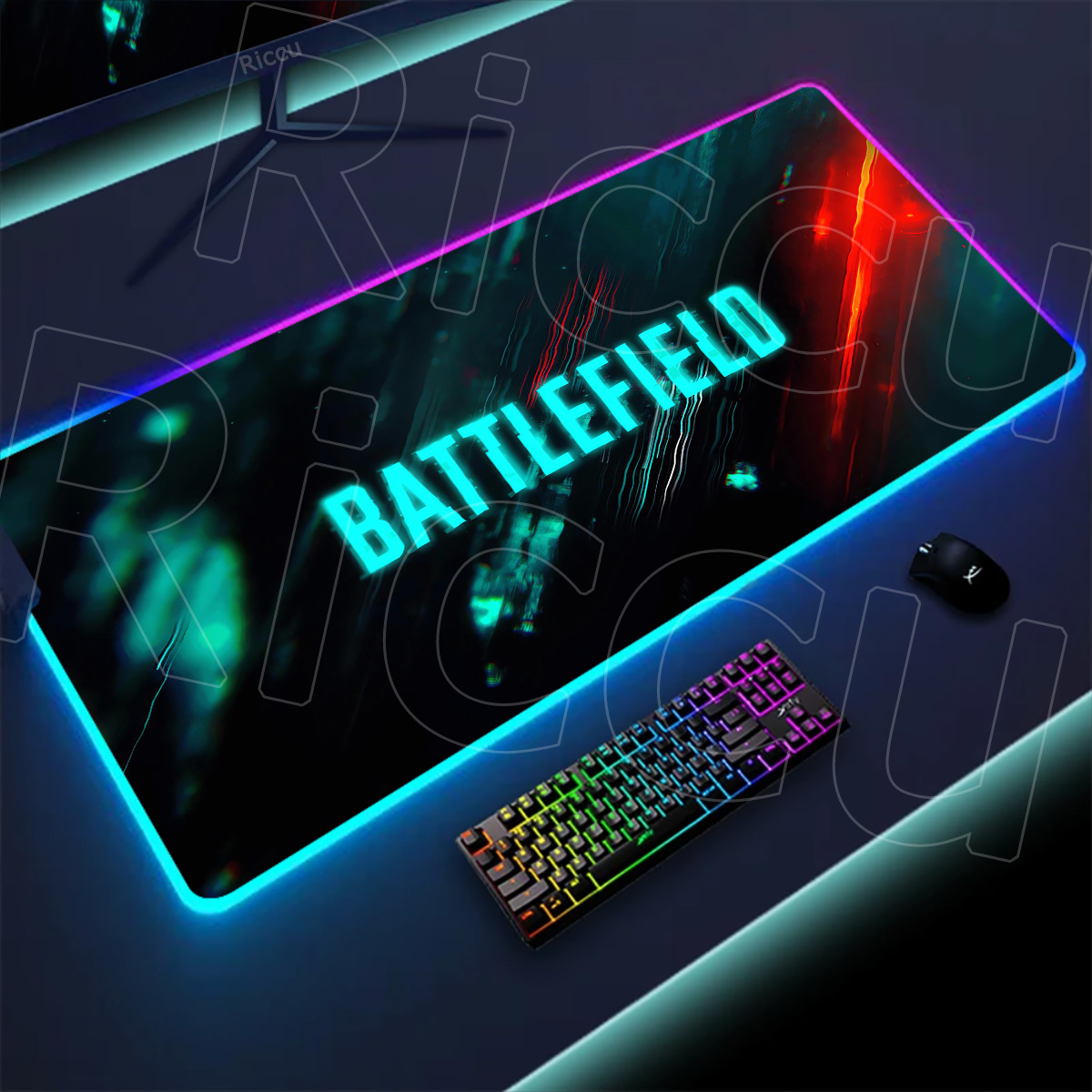 جديد ألعاب Rgb حصيرة مكتبية ال - مراجعة Desk Setup Rgb وسعره