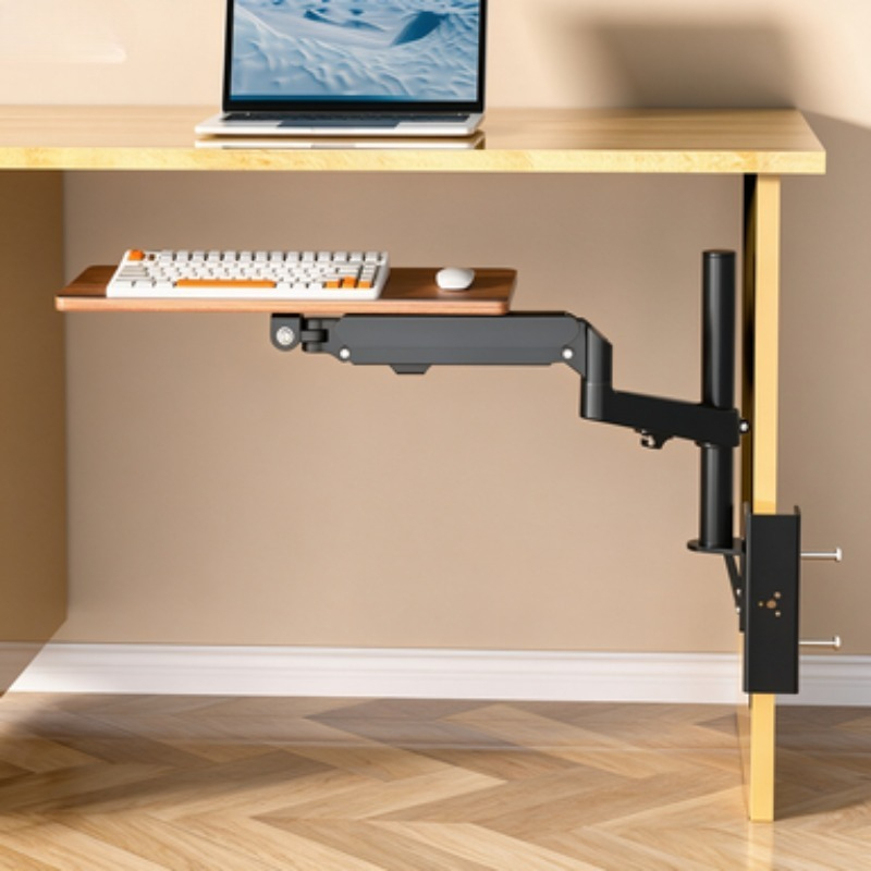 حامل لوحة مفاتيح تحت المكتب لت - مراجعة Desk Setup Diy وسعره