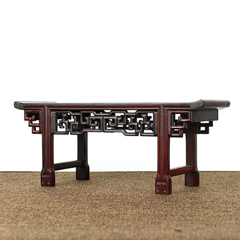 طاولة بوذا الماهوجني الصغيرة،  - مراجعة Desk Setup Wood وسعره