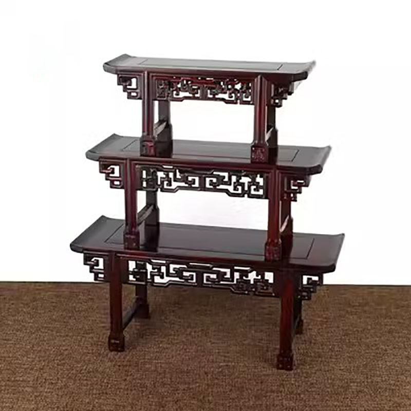 طاولة بوذا الماهوجني الصغيرة،  - مراجعة Desk Setup Wood وسعره
