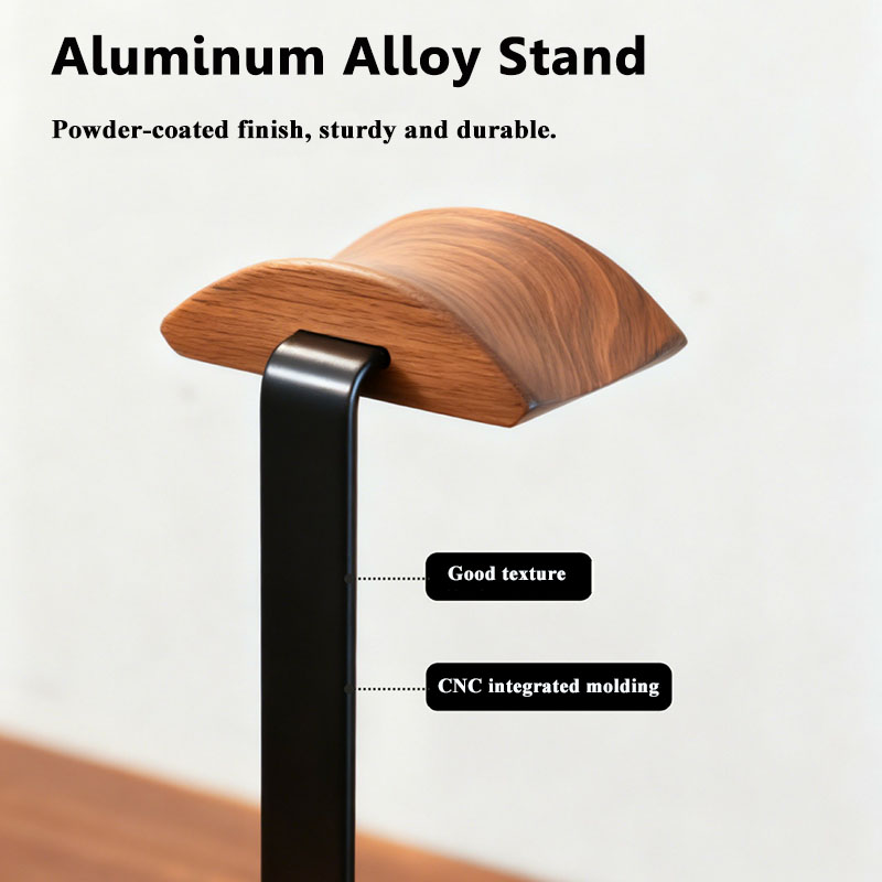 حامل سماعات رأس من الخشب الصلب - مراجعة Desk Setup Wood وسعره