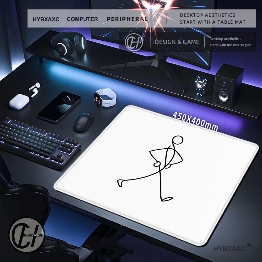 HYBXAXC لوحة ماوس للألعاب بتصم - مراجعة Desk Setup Minimal وسعره