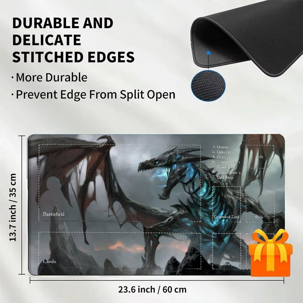 بساط لعب ألعاب البطاقات TCG بت - مراجعة Desk Setup Dark وسعره