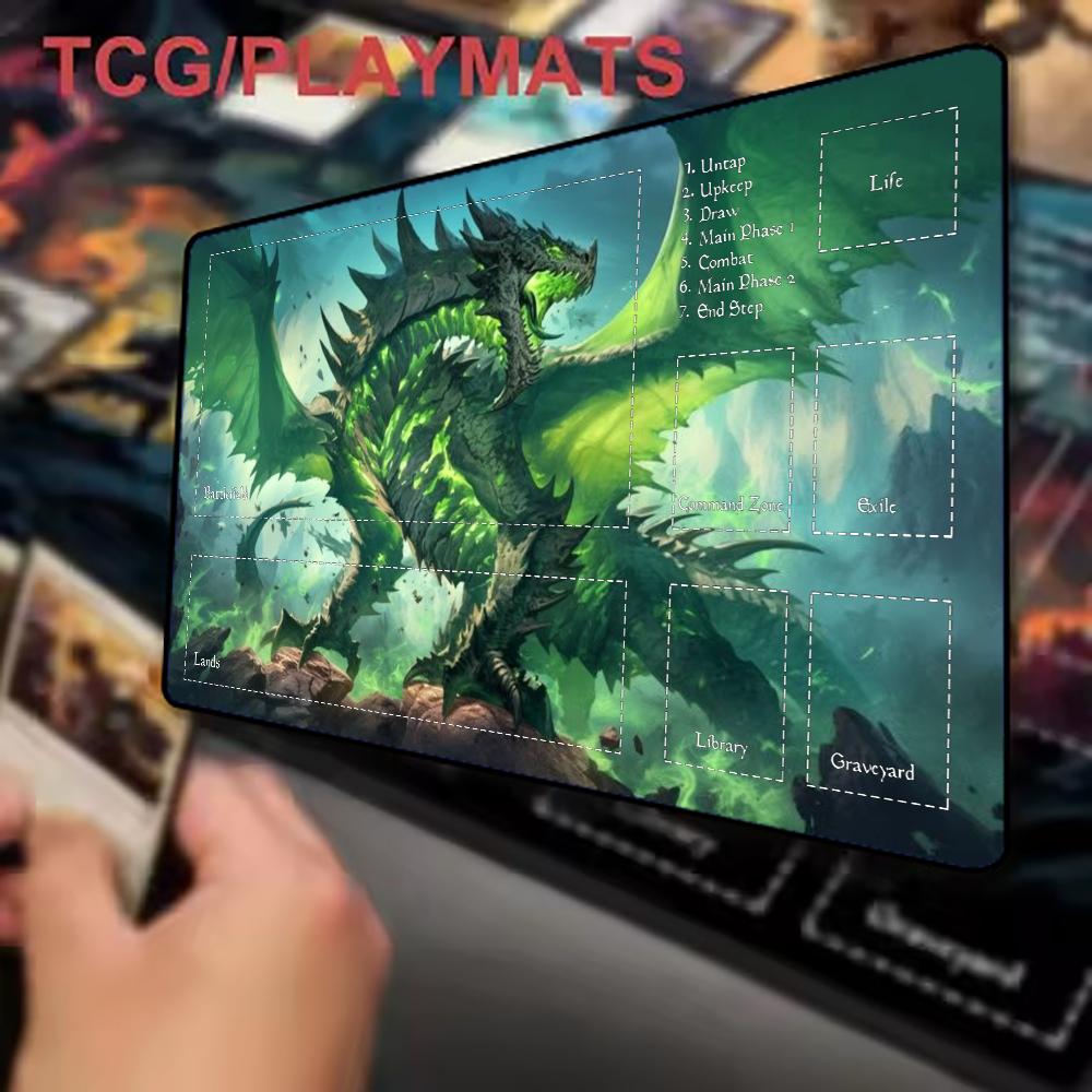 بساط لعب ألعاب البطاقات TCG بت - مراجعة Desk Setup Dark وسعره
