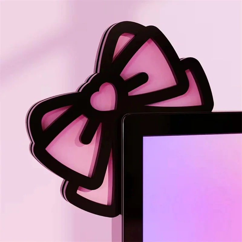 Kawaii الوردي الاكريليك القوس  - مراجعة Desk Setup Wood وسعره