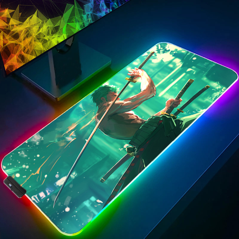 قطعة واحدة زورو ماوس الوسادة R - مراجعة Desk Setup Rgb وسعره