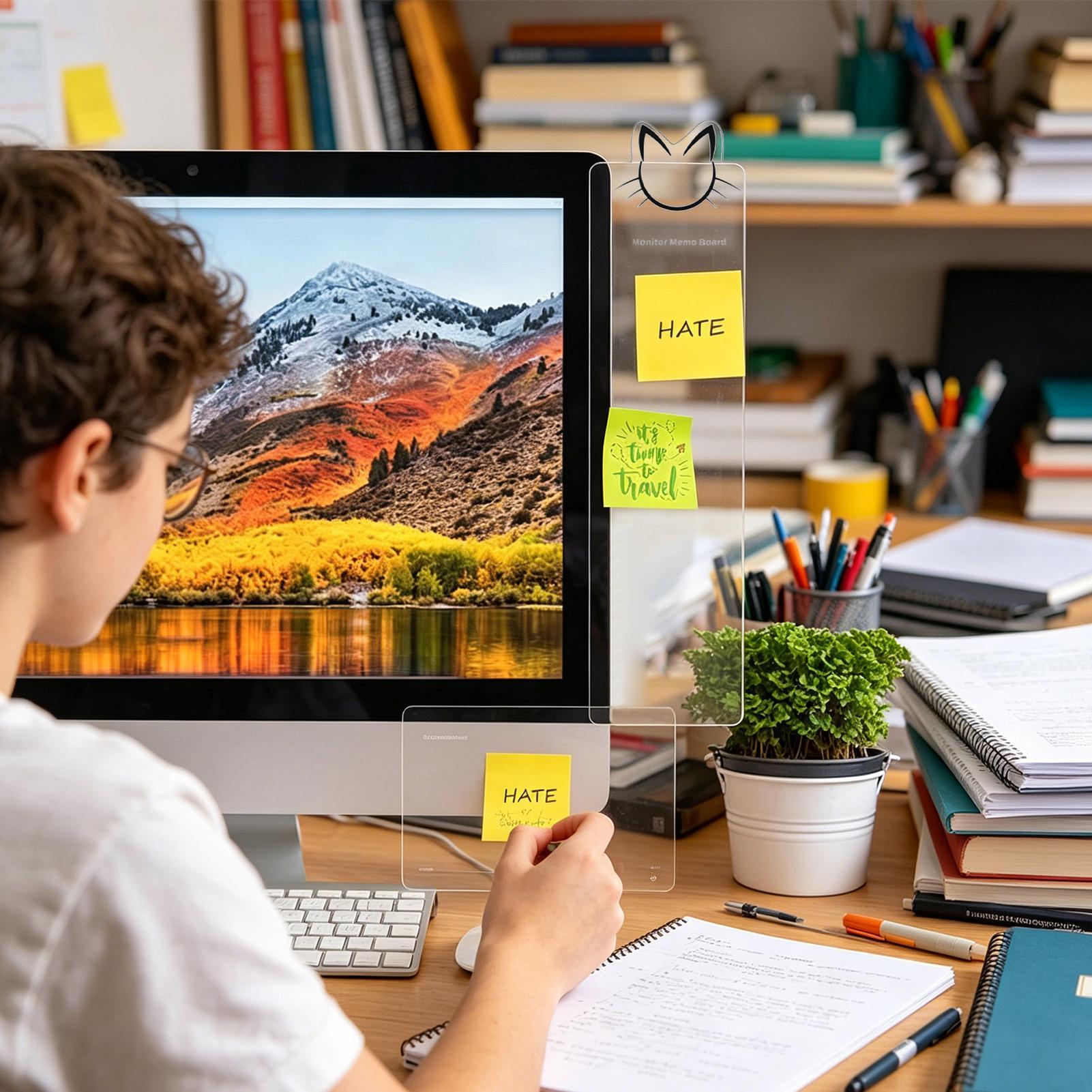لوحة مذكرات جانبية للشاشة، منظ - مراجعة Sticky Memo Holder وسعره