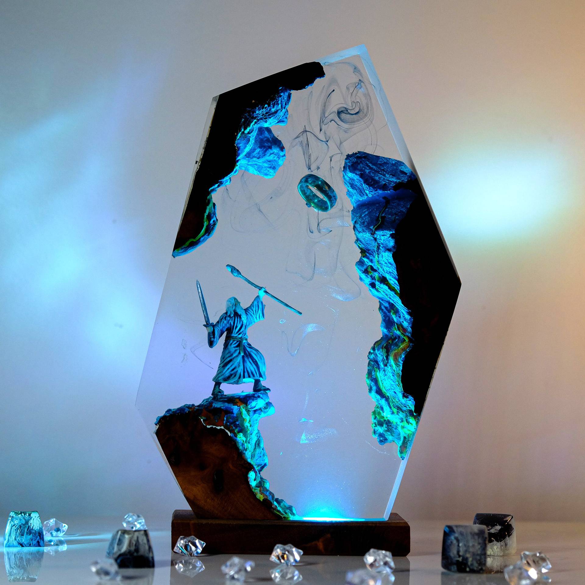 مصباح طاولة على شكل مشهد من في - مراجعة Desk Setup Light وسعره