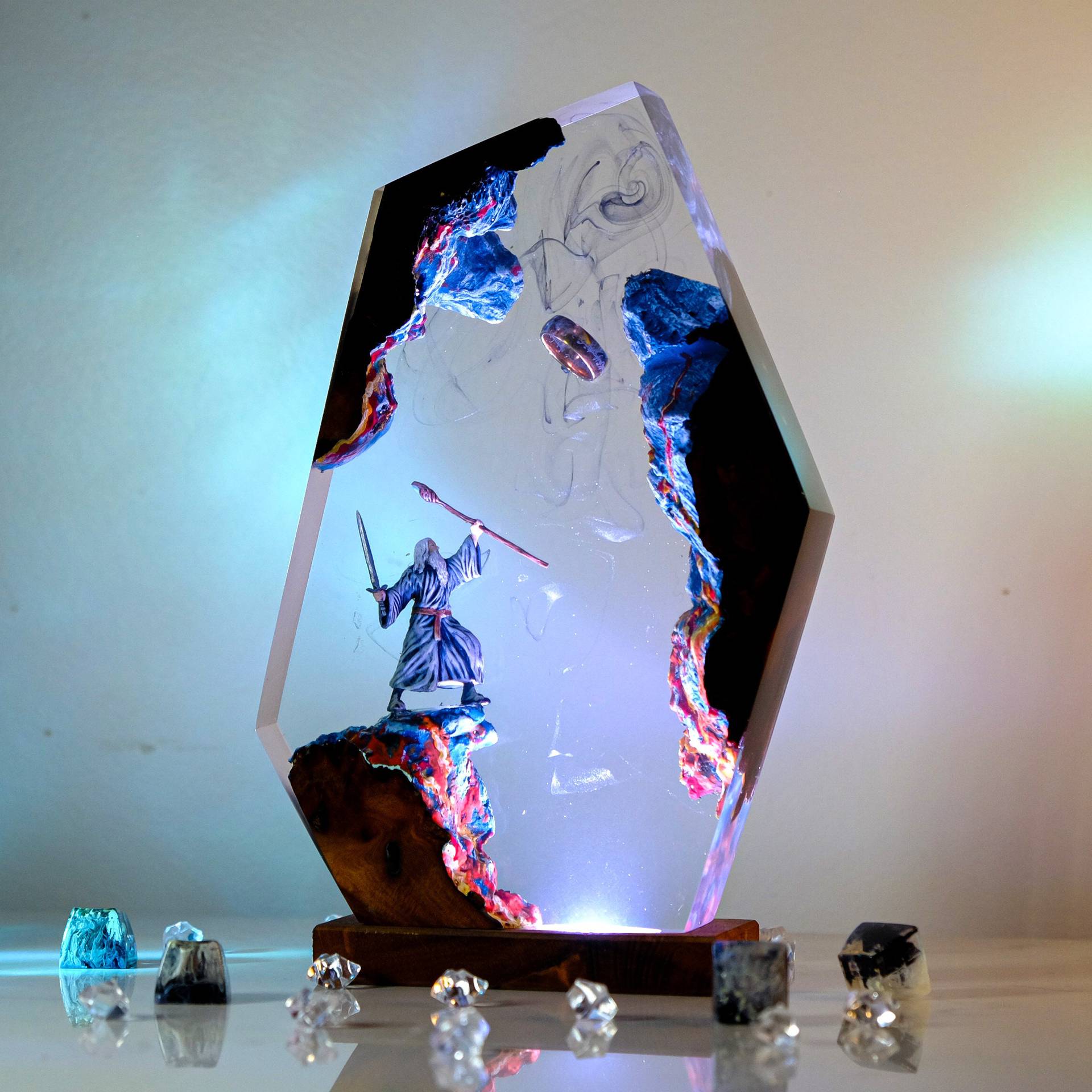 مصباح طاولة على شكل مشهد من في - مراجعة Desk Setup Light وسعره