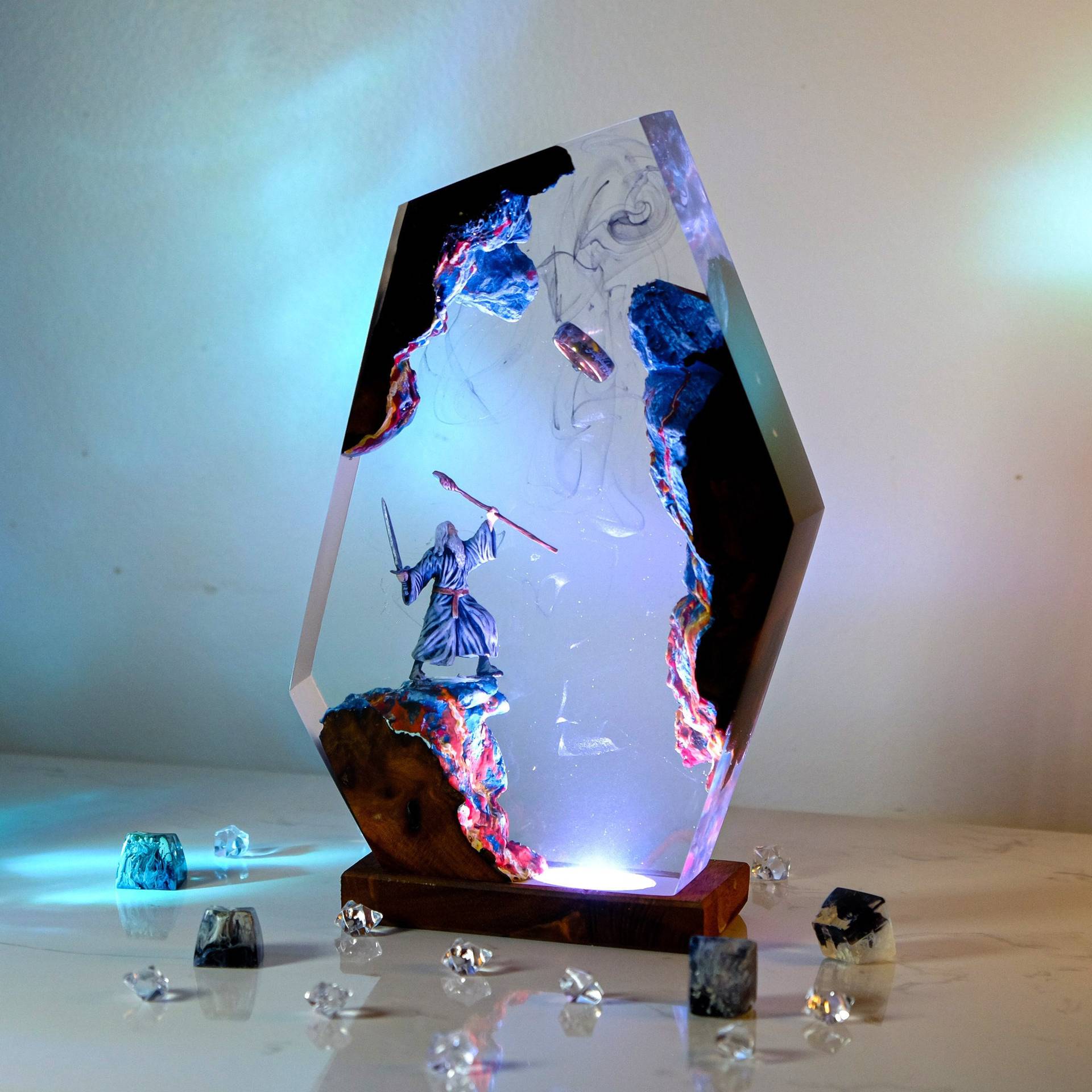 مصباح طاولة على شكل مشهد من في - مراجعة Desk Setup Light وسعره