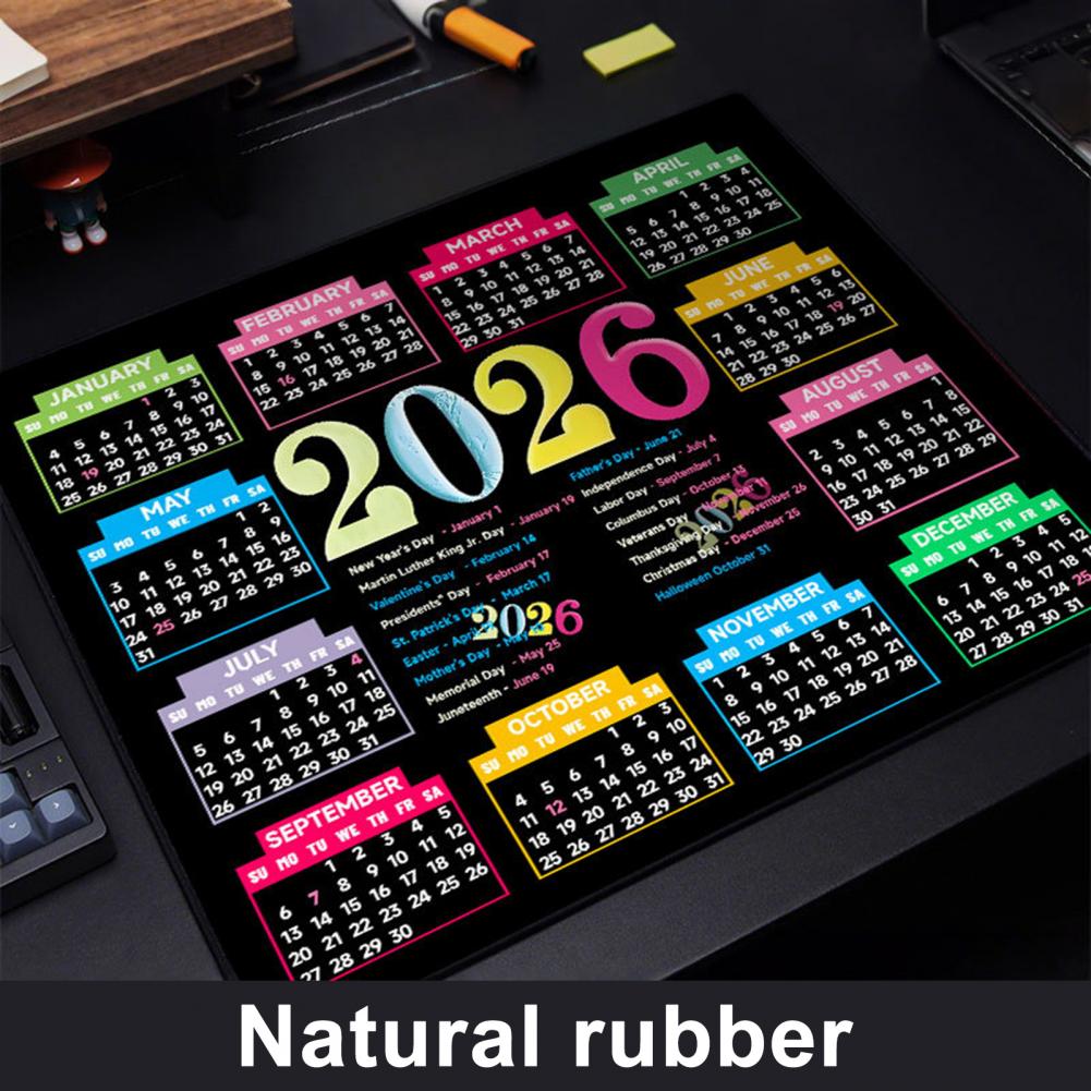 2026 لوحة ماوس تقويم مقاومة لل - مراجعة Rubber Mat Desk وسعره