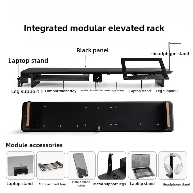 حامل مراقبة معياري، منظم مكتب  - مراجعة Desk Setup Laptop And Monitor وسعره