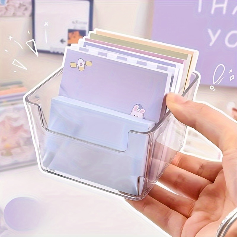 حامل ملاحظات لاصق شفاف، منظم ح - مراجعة Sticky Memo Holder وسعره