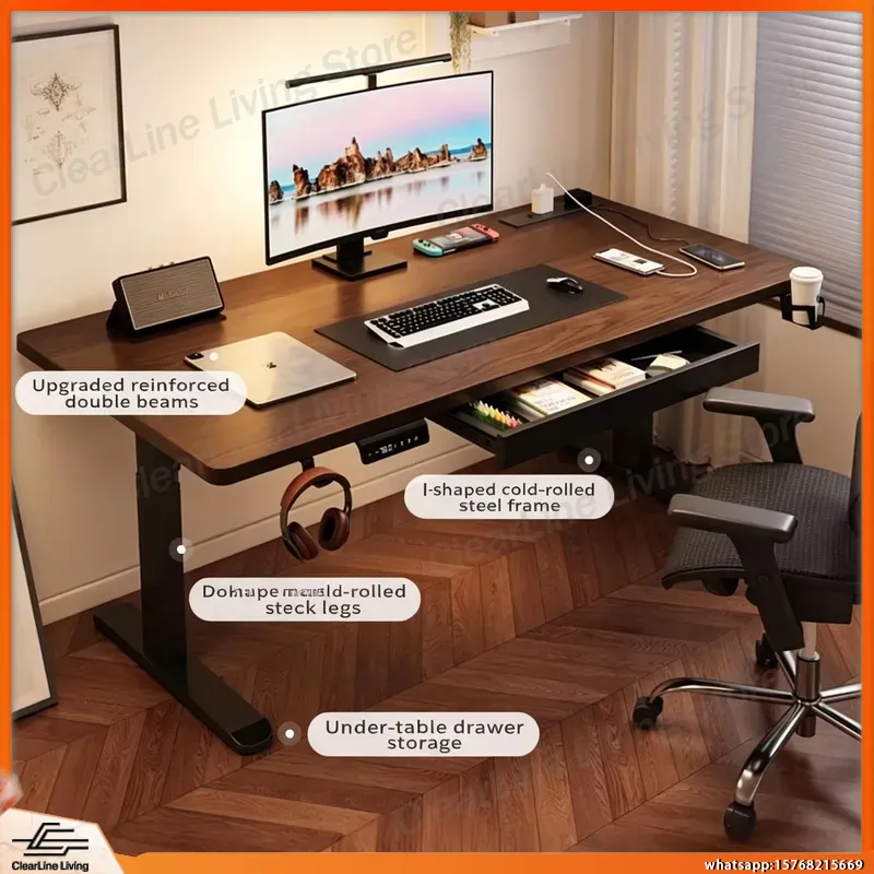 مكتب ألعاب قابل للتعديل كهربائ - مراجعة Desk Setup Rgb وسعره