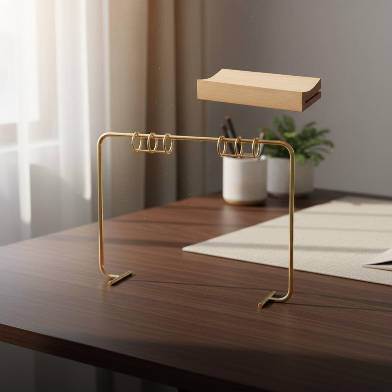 حامل تقويم خشبي ثابت مصنوع بحر - مراجعة Desk Setup Wood وسعره