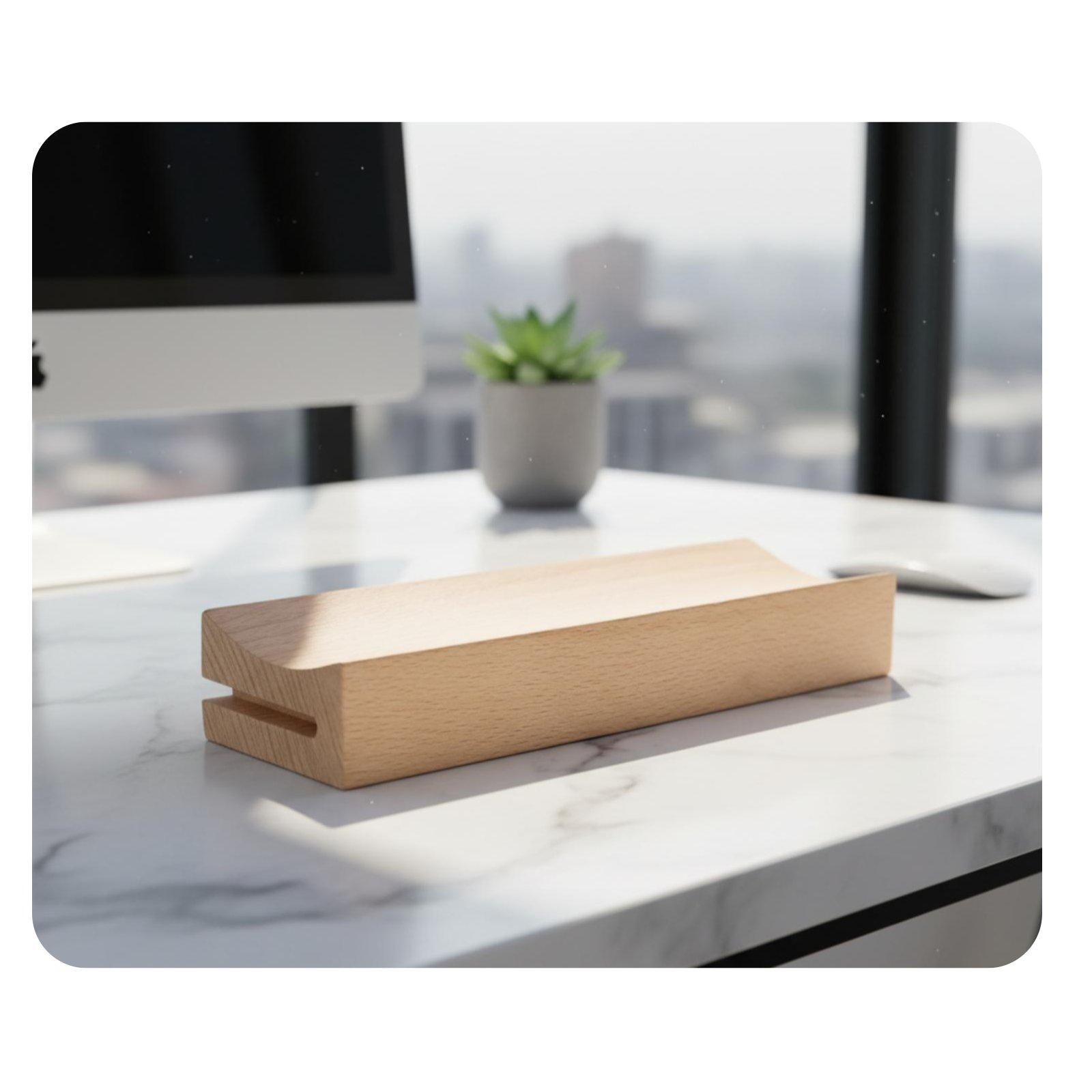 حامل تقويم خشبي ثابت مصنوع بحر - مراجعة Desk Setup Wood وسعره