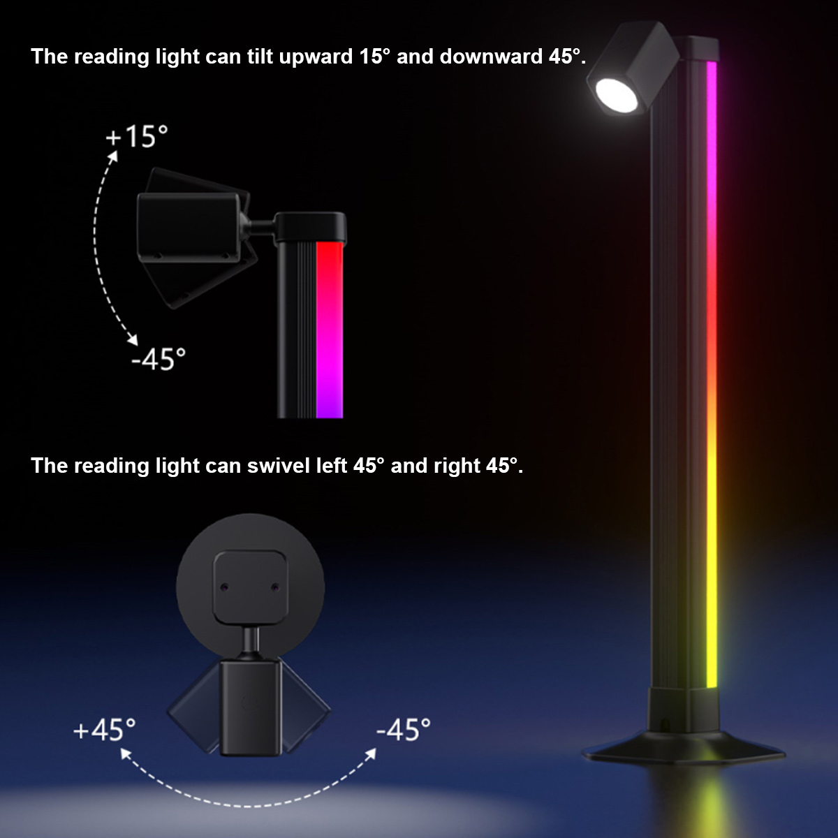 شريط إضاءة ذكي LED RGB متزامن  - مراجعة Desk Setup Rgb وسعره
